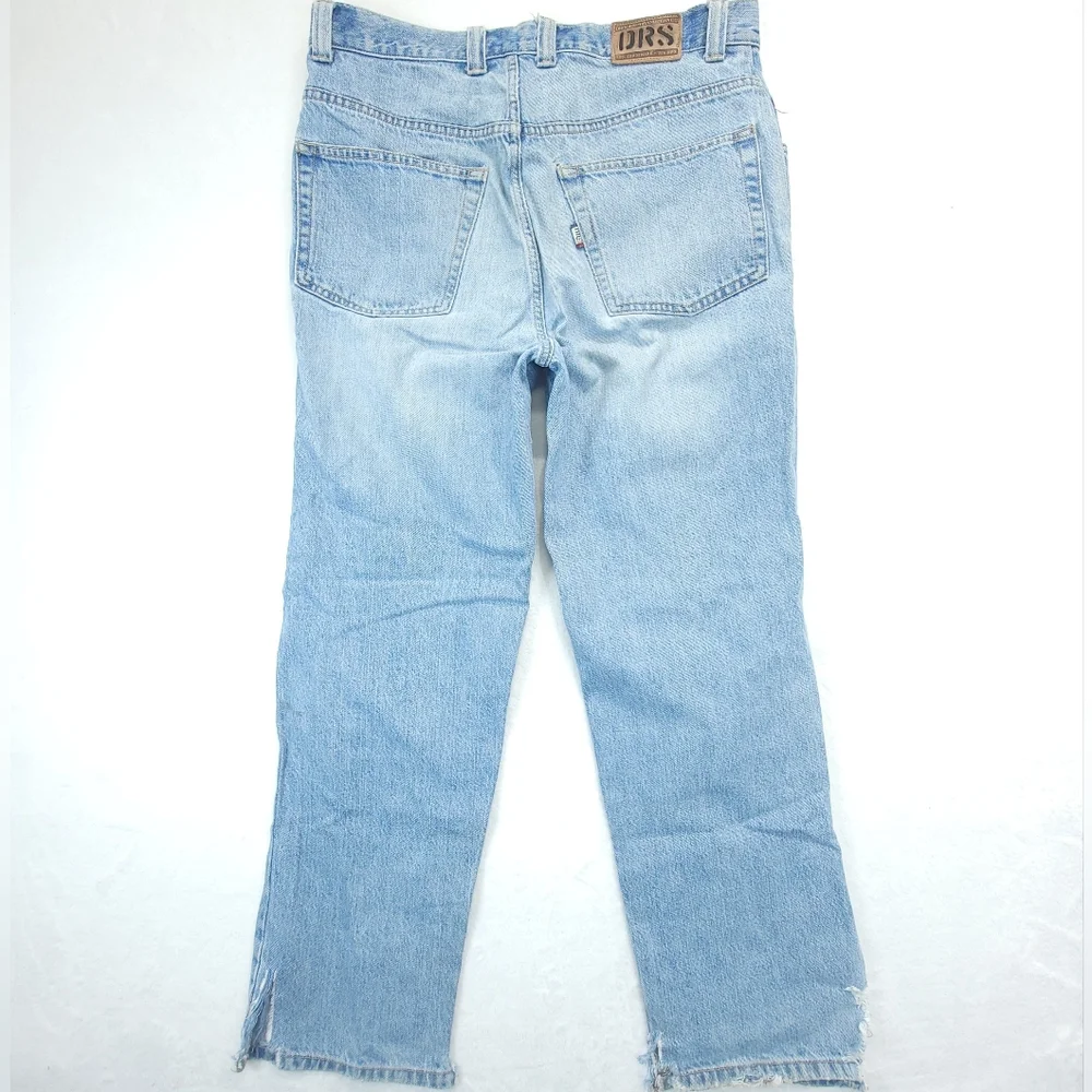 Vintage 90s Droors Clothing Button Fly Denim Pants Baggy DC USA 38x32